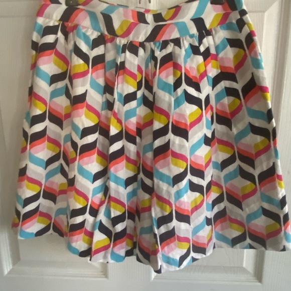 Colorful linen skirt by Cynthia Rowley - Picture 2 of 6